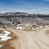 goldfield nevada great basin desert gold mining fork road