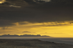 Virga Over Black Rock